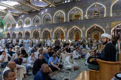 قسم الشؤون الدينية يقدم محاضرة توجيهية لزائري مرقد أبي الفضل العباس (عليه السلام)