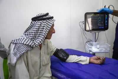 قسم الشؤون الطبية يقدّم الرعاية الصحّية المجانية لزائري مرقد أبي الفضل العباس (عليه السلام)
