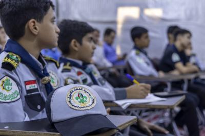 قسم الشؤون الفكرية يناقش الاستعدادات النهائية للحفل الختامي لبرامج جمعية كشافة الكفيل