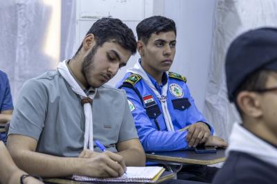 قسم الشؤون الفكرية يناقش الاستعدادات النهائية للحفل الختامي لبرامج جمعية كشافة الكفيل