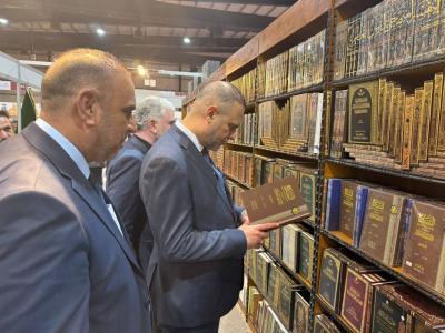 بنتاج فكري متنوع.. قسم الشؤون الفكرية يعرض إصداراته في معرض بغداد الدولي للكتاب