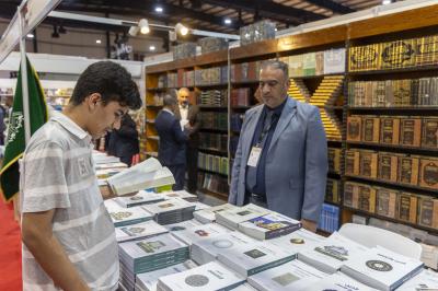بنتاج فكري متنوع.. قسم الشؤون الفكرية يعرض إصداراته في معرض بغداد الدولي للكتاب