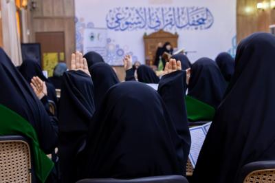شعبة السيدة فاطمة بنت أسد تقيم برنامج (مناهل روية) في مسجد السهلة