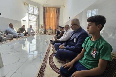 قسم الشؤون الفكرية يقيم برنامجه العبادي الأسبوعي في بابل