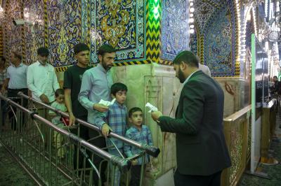 قسم المضيف يقدم خدمات الضيافة لزائري مرقد أبي الفضل العباس (عليه السلام)