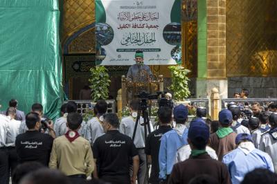 بمشاركة أكثر من 1000 طالب.. العتبة العباسية المقدسة تطلق فعاليات الحفل الختامي لبرامج جمعية كشافة الكفيل