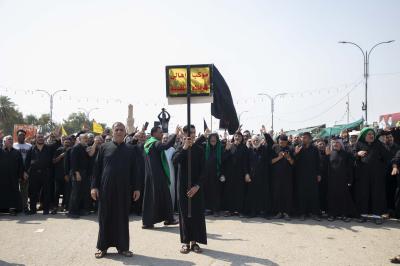 بالتنسيق مع العتبتين المقدستين.. موكب أهالي كربلاء يحيي ذكرى شهادة التابعي سعيد بن جبير (رضوان الله عليه) في واسط