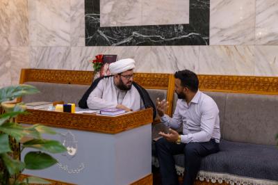 قسم الشؤون الدينية يقدم خدماته التبليغية والإرشادية للزائرين عبر محطّاته المنتشرة في الصحن الشريف