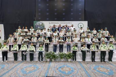 تكريم العناصر الكشفية المشاركين في فعاليات الحفل الختامي لبرامج جمعية كشافة الكفيل تثمينًا لجهودهم