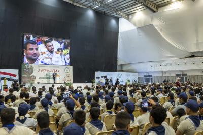 أهالي الطلبة المشاركين في الحفل الختامي لبرامج جمعية كشافة الكفيل يشيدون بدورها التربوي في تنمية مهارات أبنائهم