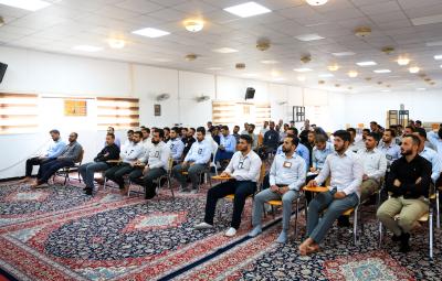 قسم الصيانة يقيم دورة عن طرائق معالجة الحرائق لملاكات العتبة العباسية المقدسة الجدد