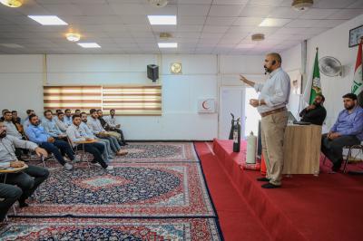 قسم الصيانة يقيم دورة عن طرائق معالجة الحرائق لملاكات العتبة العباسية المقدسة الجدد