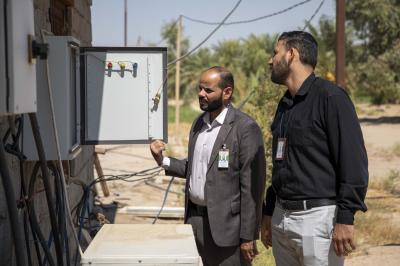  قسم شؤون المواقع الخارجية يطلع على احتياجات مزارع السدر النموذجية