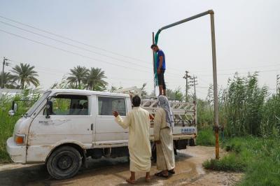 عقد من العطاء العابر للأزمات: مرجعية النجف الأشرف  بمواجهة النزوح والجائحة والجفاف