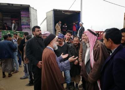 عقد من العطاء العابر للأزمات: مرجعية النجف الأشرف  بمواجهة النزوح والجائحة والجفاف