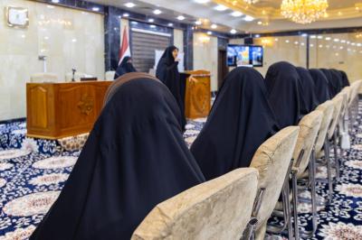 شعبة العلاقات النسوية تقدّم محاضرة تعريفية بمشاريع العتبة العباسية المقدّسة لوفد من جامعة ميسان