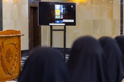 شعبة العلاقات النسوية تقدّم محاضرة تعريفية بمشاريع العتبة العباسية المقدّسة لوفد من جامعة ميسان