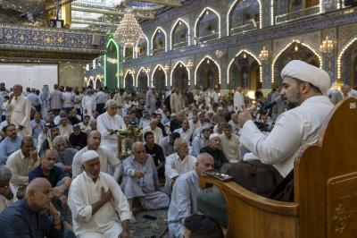 قسم الشؤون الدينية يقيم مجلس عزاء لاستذكار مصائب أهل البيت (عليهم السلام)