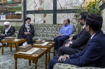 سماحة السيد الصافي يؤكد أهمية دعم المشاريع الثقافية وتعزيز ارتباط الشباب بقيم أهل البيت (عليهم السلام)