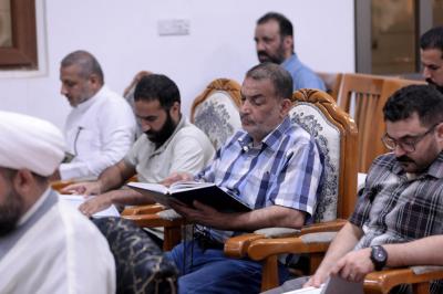 المجمع العلمي يعقد جلسة نقاشية مع أولياء أمور طلبة حفظ القرآن الكريم في كربلاء