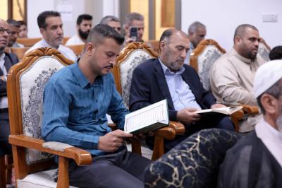 المجمع العلمي يعقد جلسة نقاشية مع أولياء أمور طلبة حفظ القرآن الكريم في كربلاء