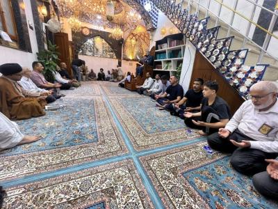 قسم الشؤون الفكرية يقيم برنامجه العبادي الأسبوعي (بيوت النعيم) في بابل