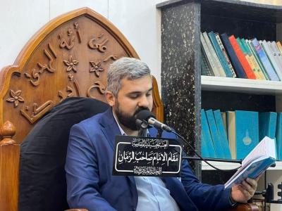 قسم الشؤون الفكرية يقيم برنامجه العبادي الأسبوعي (بيوت النعيم) في بابل