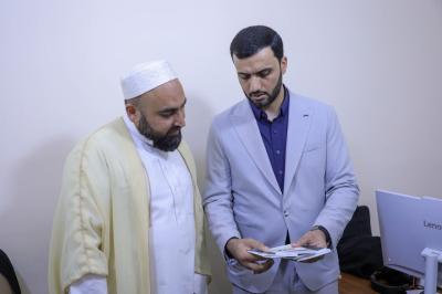 المجمع العلمي يبحث سبل التعاون المشترك مع وفد إسلامي من فرنسا
