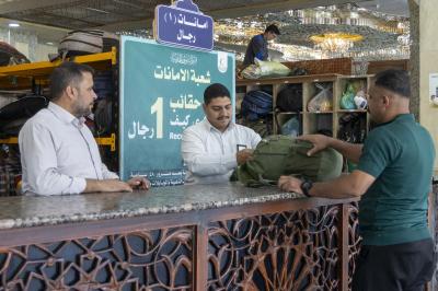 قسم الشؤون الخدمية يكثف خدماته في محيط العتبة العباسية المقدسة