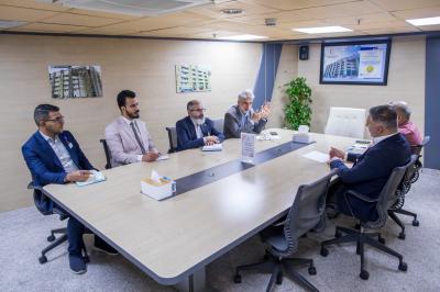 قسم التطوير يبحث مع مستشفى الكفيل التخصصي إقامة برنامج تدريبي في مجالات الجودة