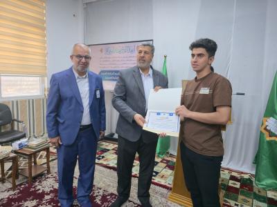 قسم الشؤون الفكرية يكرّم أساتذة دورات تحفيظ القرآن الكريم في قضاء الهندية
