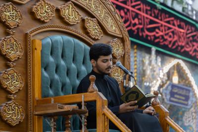 العتبة العباسية المقدسة تقيم مجلس عزاء لإحياء ذكرى شهادة السيدة الزهراء (عليها السلام) وفقًا للرواية الأولى