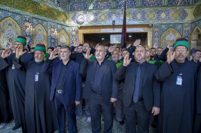 خدمة العتبتين المقدستين يحيون ذكرى شهادة السيدة الزهراء (عليها السلام) وفقًا للرواية الأولى