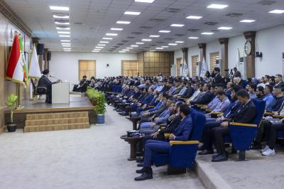 محاضرة إرشادية وتوعوية ضمن فعاليات ملتقى طلبة جامعة العميد