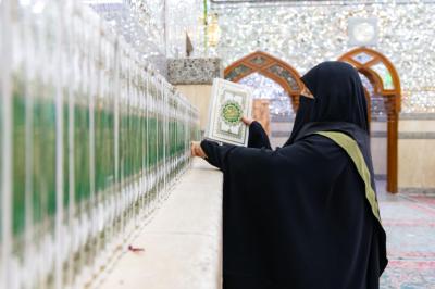 شعبة الزينبيات تواصل أعمالها الخدمية في مقام الإمام المهدي (عجل الله فرجه الشريف)