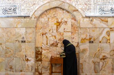 شعبة الزينبيات تواصل أعمالها الخدمية في مقام الإمام المهدي (عجل الله فرجه الشريف)