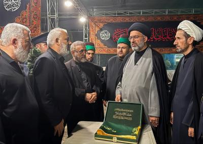 موكب العتبة العباسية المقدسة يختتم خدماته لزائري السيدة فاطمة المعصومة (عليها السلام) بذكرى وفاتها