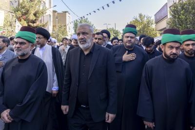 وفد العتبة العباسية المقدسة يشارك في مراسم تشييع آية الله الشبيري الزنجاني (رضوان الله عليه) في مدينة قم