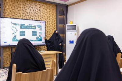 شعبة السيدة فاطمة بنت أسد تواصل دروس دورة (ن والقلم) التعليمية الخامسة