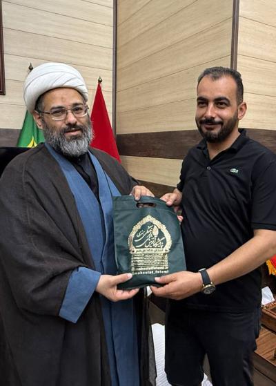 إدارة حرم السيدة فاطمة المعصومة (عليها السلام) تكرّم وفد العتبة العباسية المقدسة