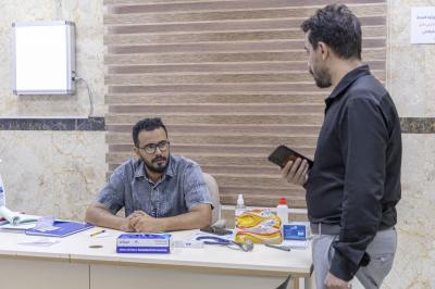 قسم الشؤون الطبية يكثف جهوده في ليالي الجمع لتقديم الخدمات الصحية المجانية للزائرين