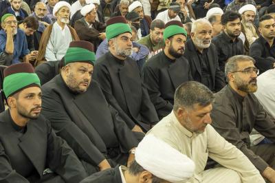 وفد العتبة العباسية المقدسة في مدينة قم يشارك بمجلس تأبين على روح آية الله الشبيري الزنجاني (رضوان الله عليه)