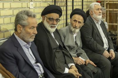 وفد العتبة العباسية المقدسة في مدينة قم يشارك بمجلس تأبين على روح آية الله الشبيري الزنجاني (رضوان الله عليه)