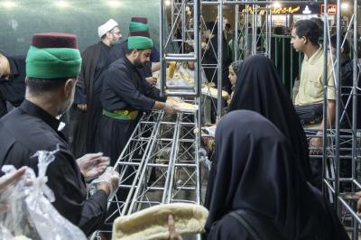 وفد العتبة العباسية المقدسة في مدينة قم يشارك بمجلس تأبين على روح آية الله الشبيري الزنجاني (رضوان الله عليه)
