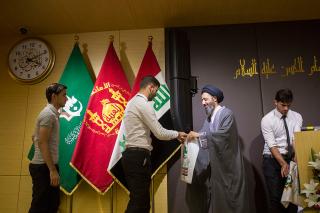 تشجيعاً وتثميناً لتفوّقهم: العتبةُ العبّاسية المقدّسة تُكرّم الطلبة الأوائل في ناحية الدبوني..