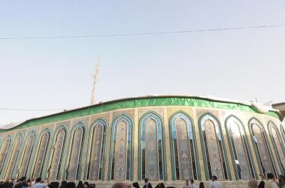 إفتتاح جزء من الواجهة الخارجية لمشروع التوسعة الأفقية للعتبة العباسية المقدسة  