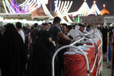 استنفار تام لقسم الشؤون الخدمية في العتبة العباسية المقدسة 