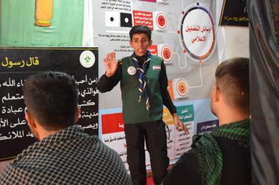 من خلال موكبها الثقافيّ العالميّ السنويّ الثاني: جمعيّةُ كشّافة الكفيل تبسط مائدة الأربعين