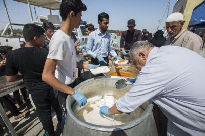المضيفُ الخارجيّ للعتبة العبّاسية المقدّسة يفتتحُ أبوابه لاستقبال زائري النصف من شعبان
