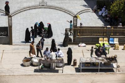 المضيفُ الخارجيّ للعتبة العبّاسية المقدّسة يفتتحُ أبوابه لاستقبال زائري النصف من شعبان